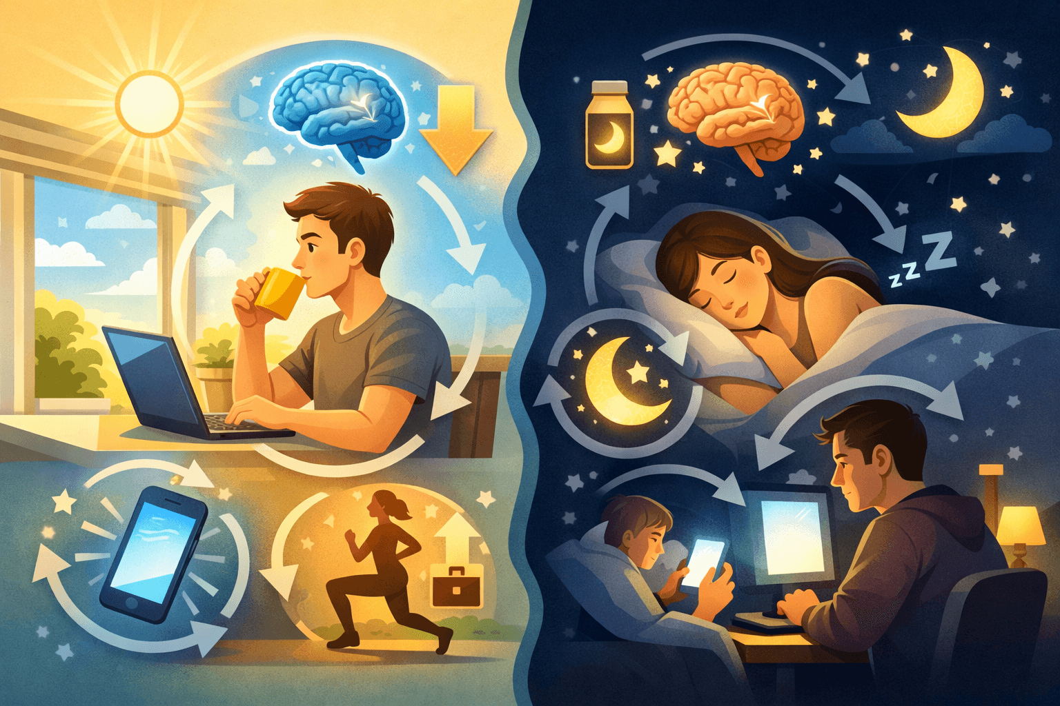 จัดแสงไฟตามนาฬิกาชีวิต ช่วยให้หลับลึกและตื่นมาสดชื่นกว่าเดิม