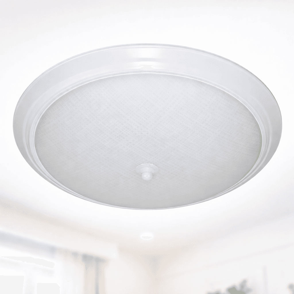 โคมไฟเพดาน SC250 Glass diffuser สำหรับหลอดฟลูออเรสเซนต์กลม 32W ดีไซน์ฝาครอบแก้วกระจายแสงนุ่มนวล สำหรับตกแต่งภายในอาคาร